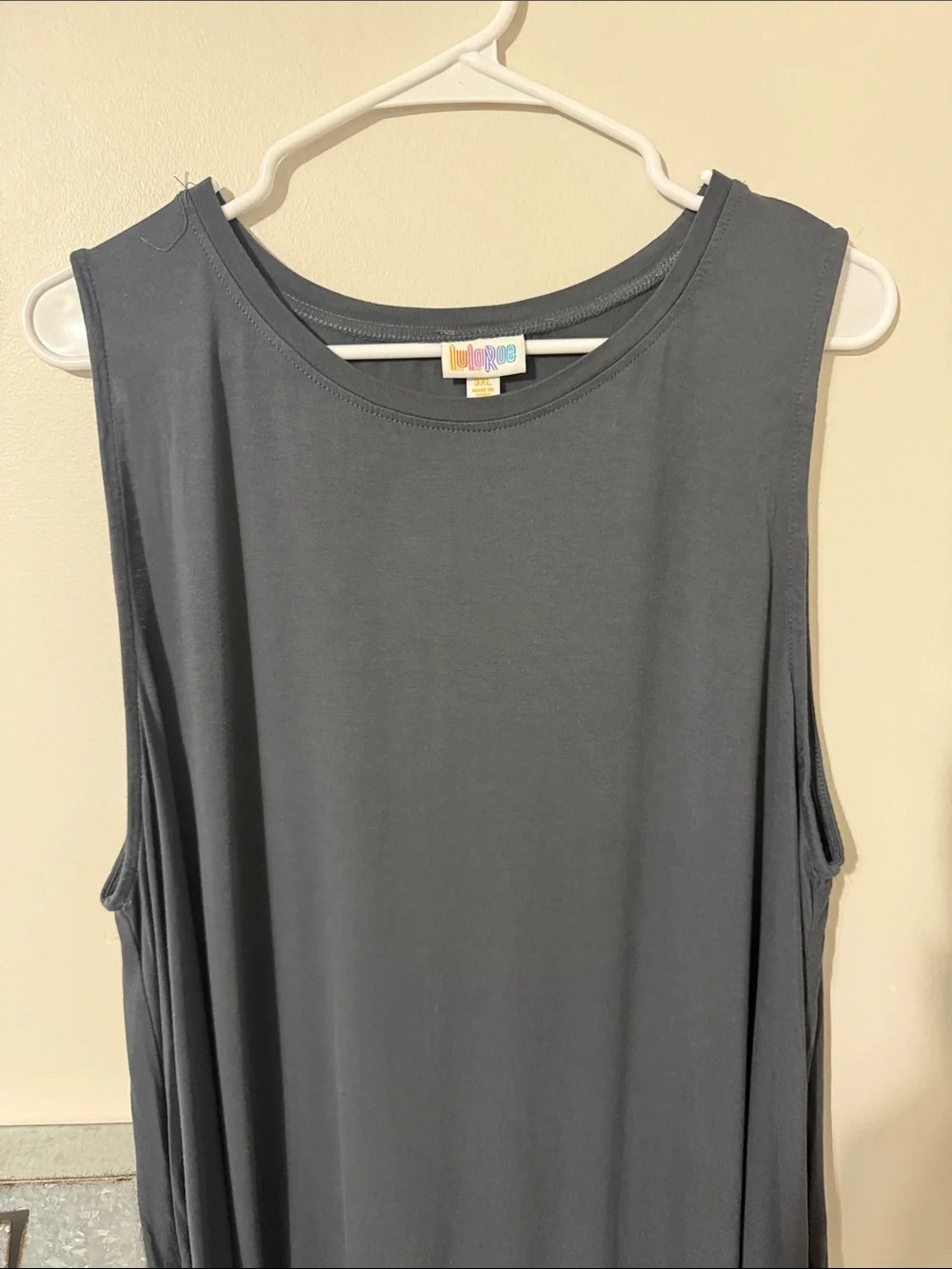 LuLaRoe Black Sleeveless Maxi Swing Dress - Picture 3 of 5